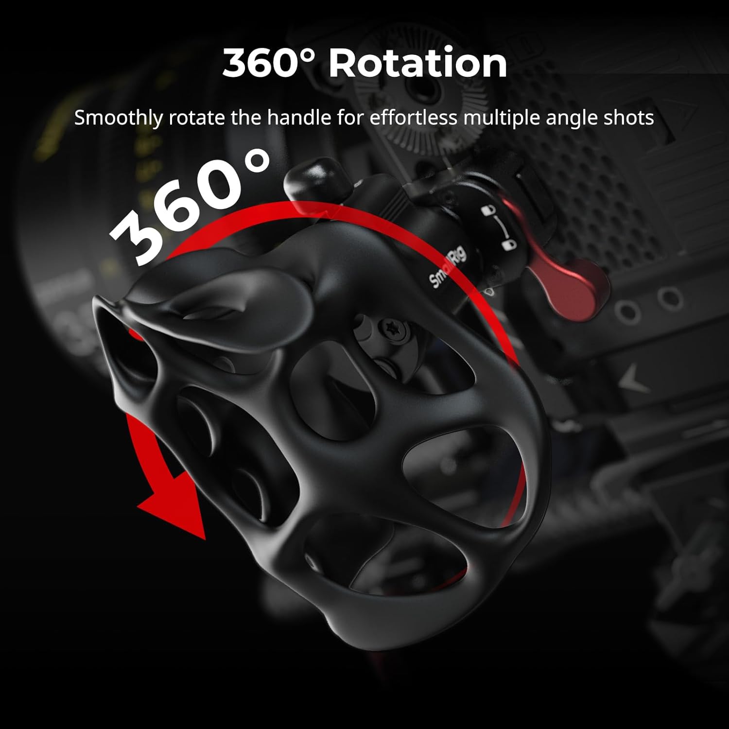 Smallrig Maniglia Cava Rotante 360° per Rosette ARRI - immagine 3
