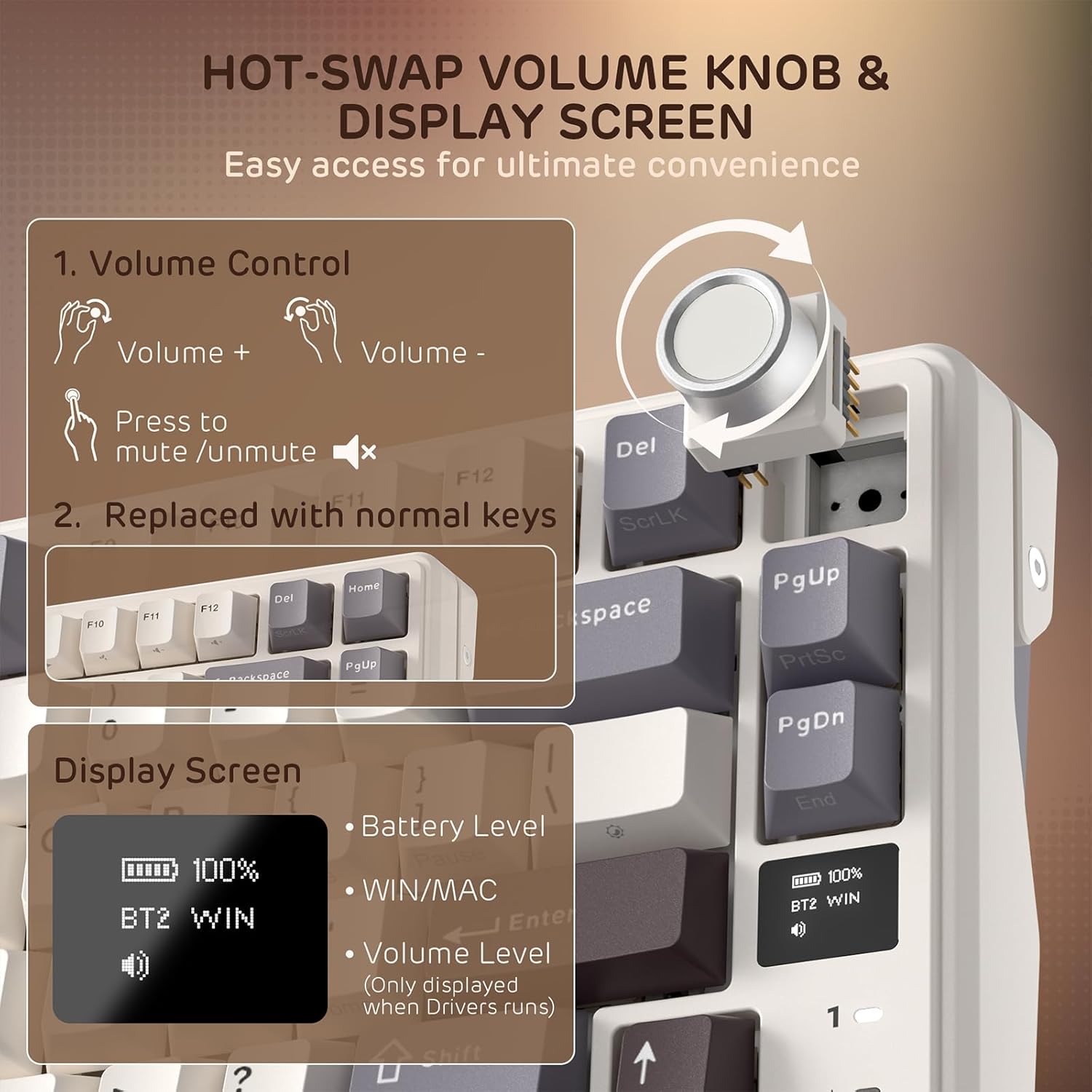 Rk Royal Kludge L98 - Tastiera Meccanica Wireless Tri-Mode - immagine 4