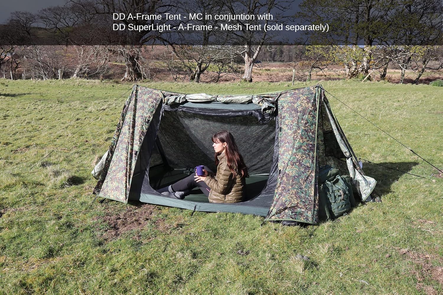 Dd Hammocks Tenda DD A-Frame MC per 2 Persone - immagine 5