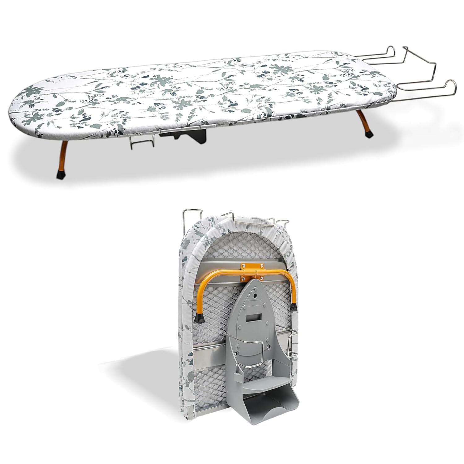 Newfun Asse da Stiro Pieghevole Salvaspazio, Grigio