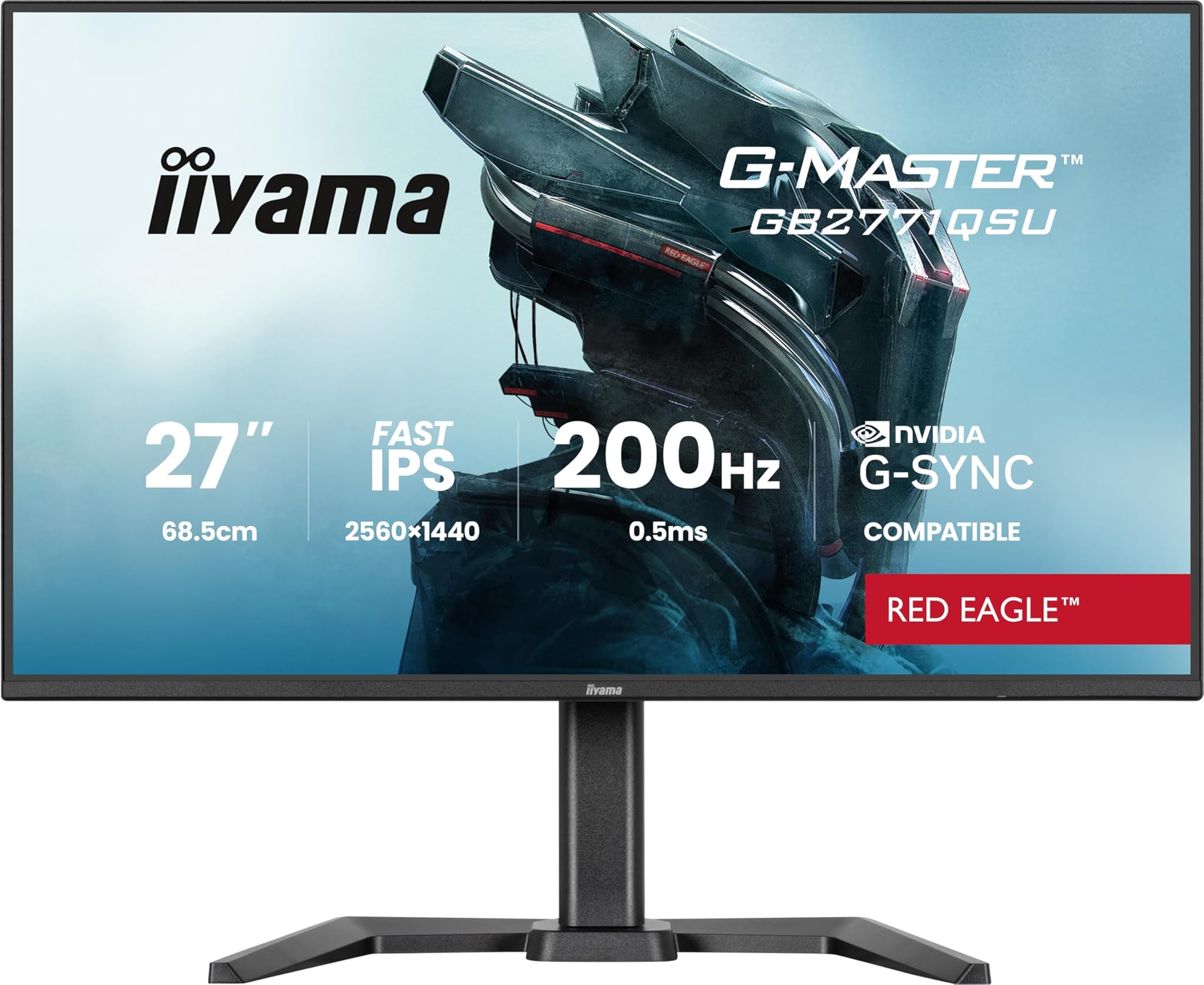 iiyama GB2771QSU-B1-27 IPS, 2560x1440/200Hz, 2H1DP, USB-hub, HAS