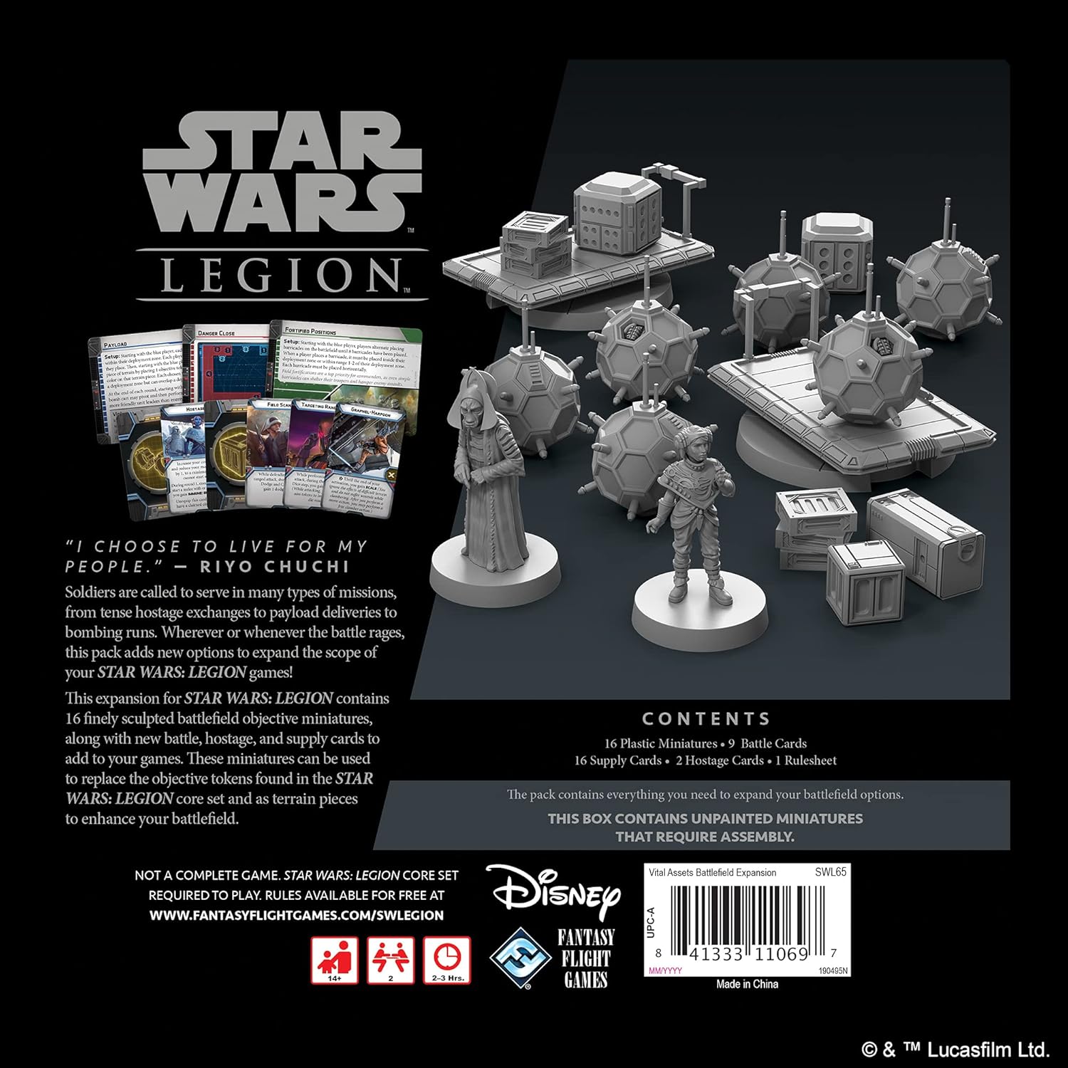 Atomic Mass Games, Star Wars Legion: Neutral Expansions: Vital Assets Battlefield Expansion, Unit Expansion, Miniatures Game, Ages 14+, 2 Players, 90 Minutes Playing Time - immagine 3