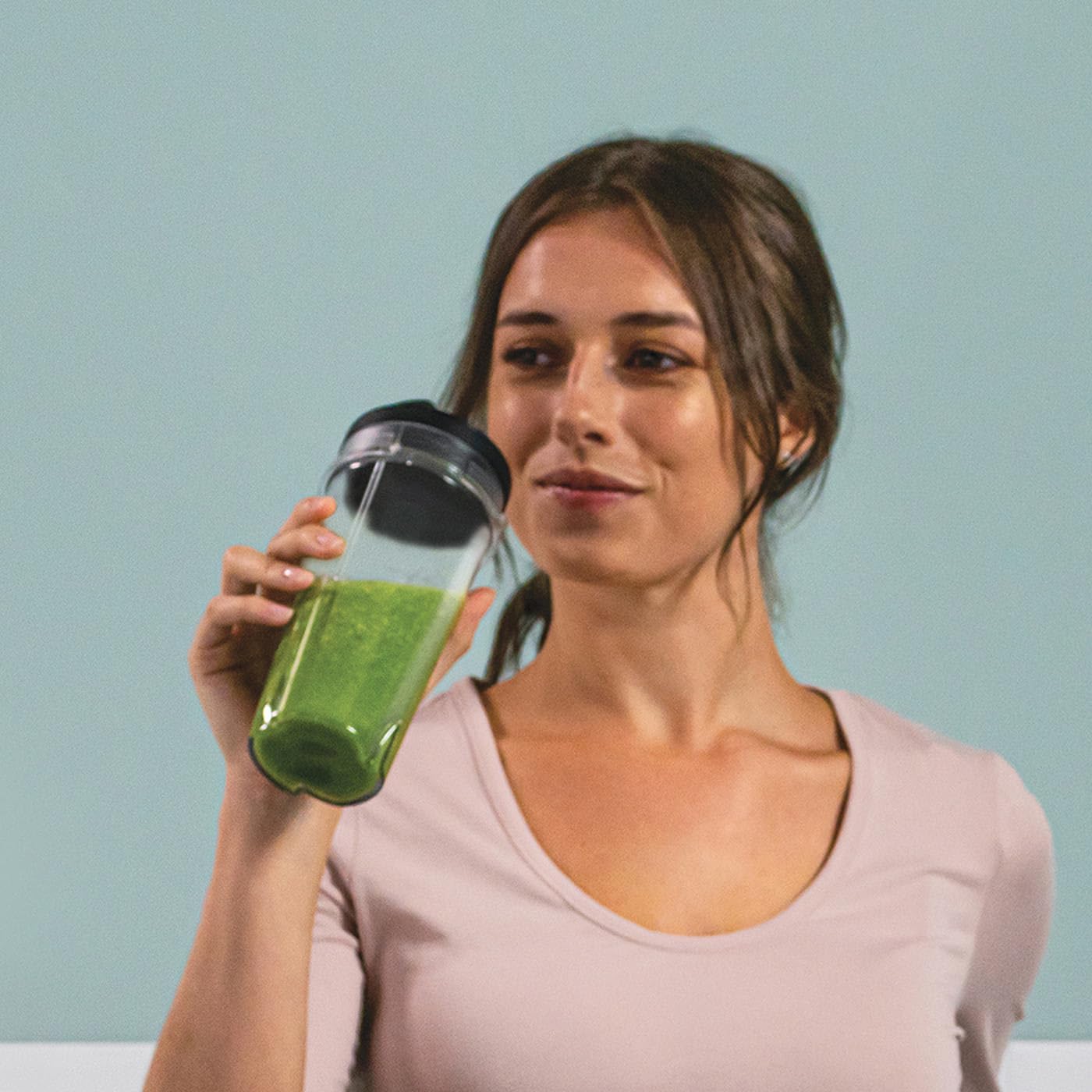 Ninja Frullatore Piccolo 700W, Argento/Nero - immagine 5