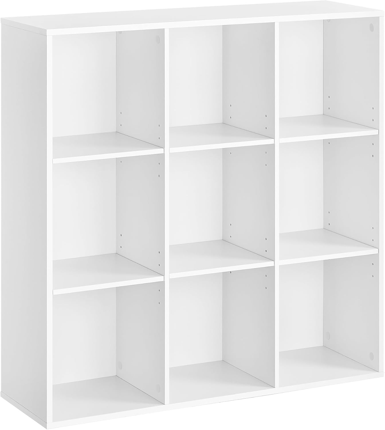 Vasagle Libreria a 9 Cubi 30x97,7x97,5 cm, Bianco LBC177W01 - immagine 1