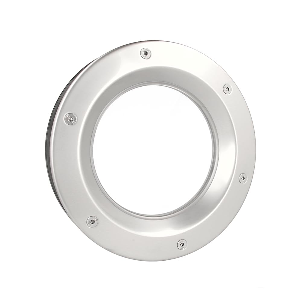 MLS Oblò B6000 per Porte, Acciaio Inox, Vetro Sicurezza