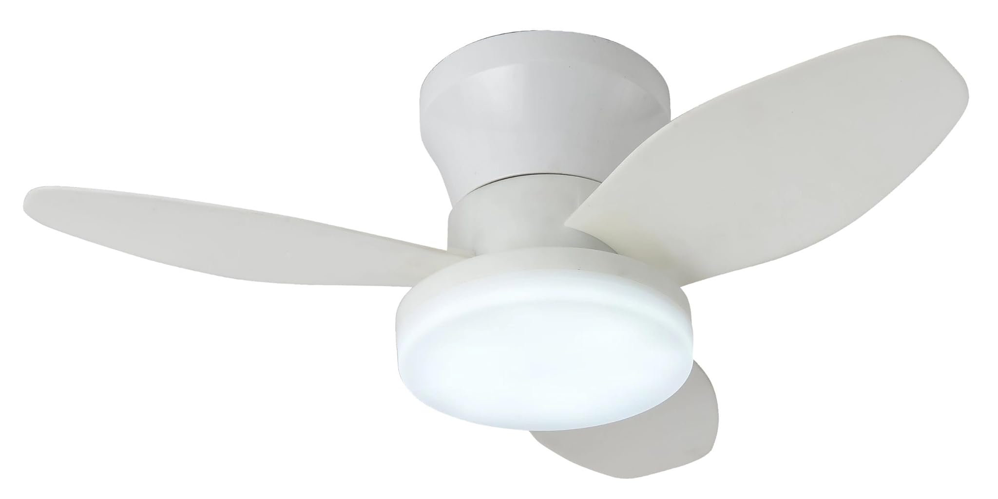 Bel Air Home - Ventilatore da Soffitto TAURUS con LED 24W, Bianco
