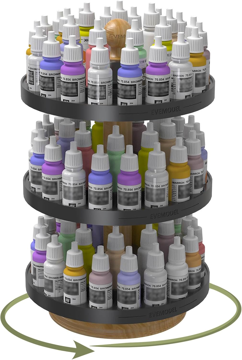 Evemodel Organizer Girevole per Bottiglie di Colore - immagine 1