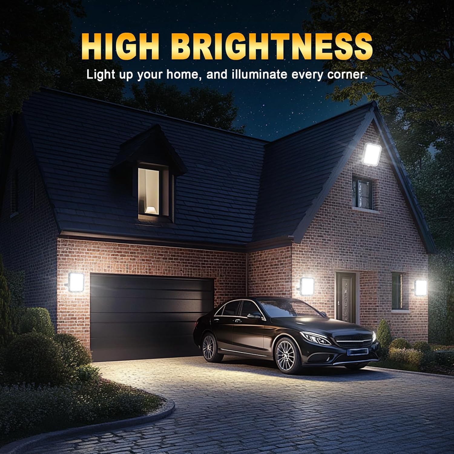 Rigidon Faretto LED 400W con Spina 6000K - immagine 7