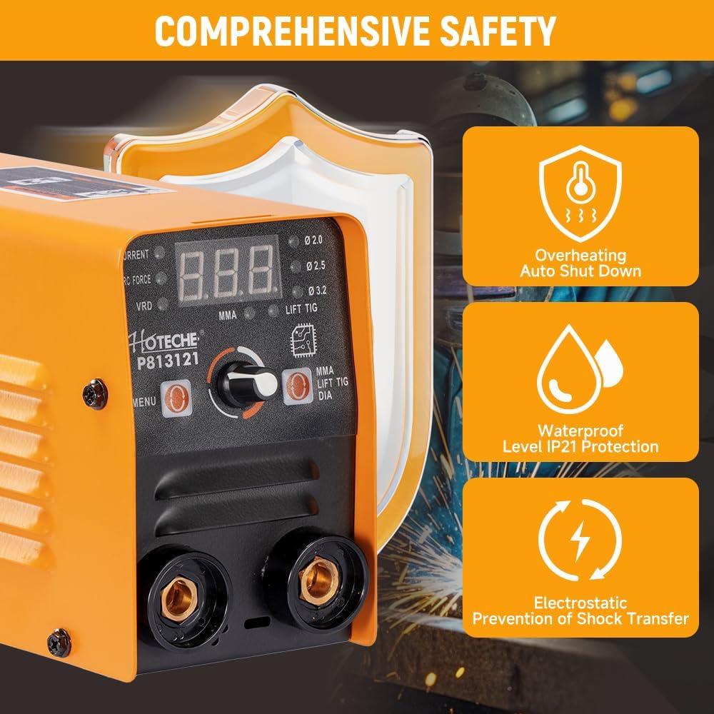 HOTECHE Mini Saldatrice 120A con Accessori - immagine 4