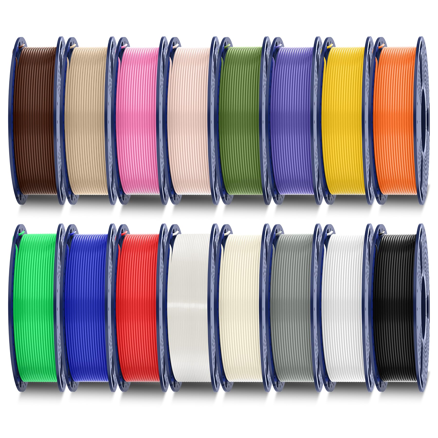 Sunlu Filamento PLA Plus 1.75mm, 16 Colori, 4kg