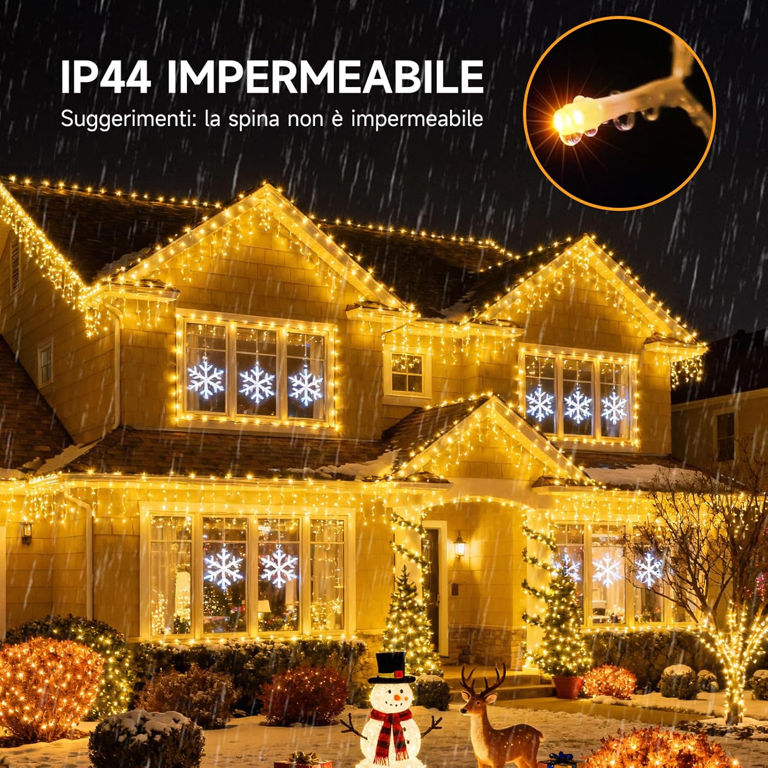 Wowdsgn Catena Luminosa Esterna 515 LED 17 Metri - immagine 5