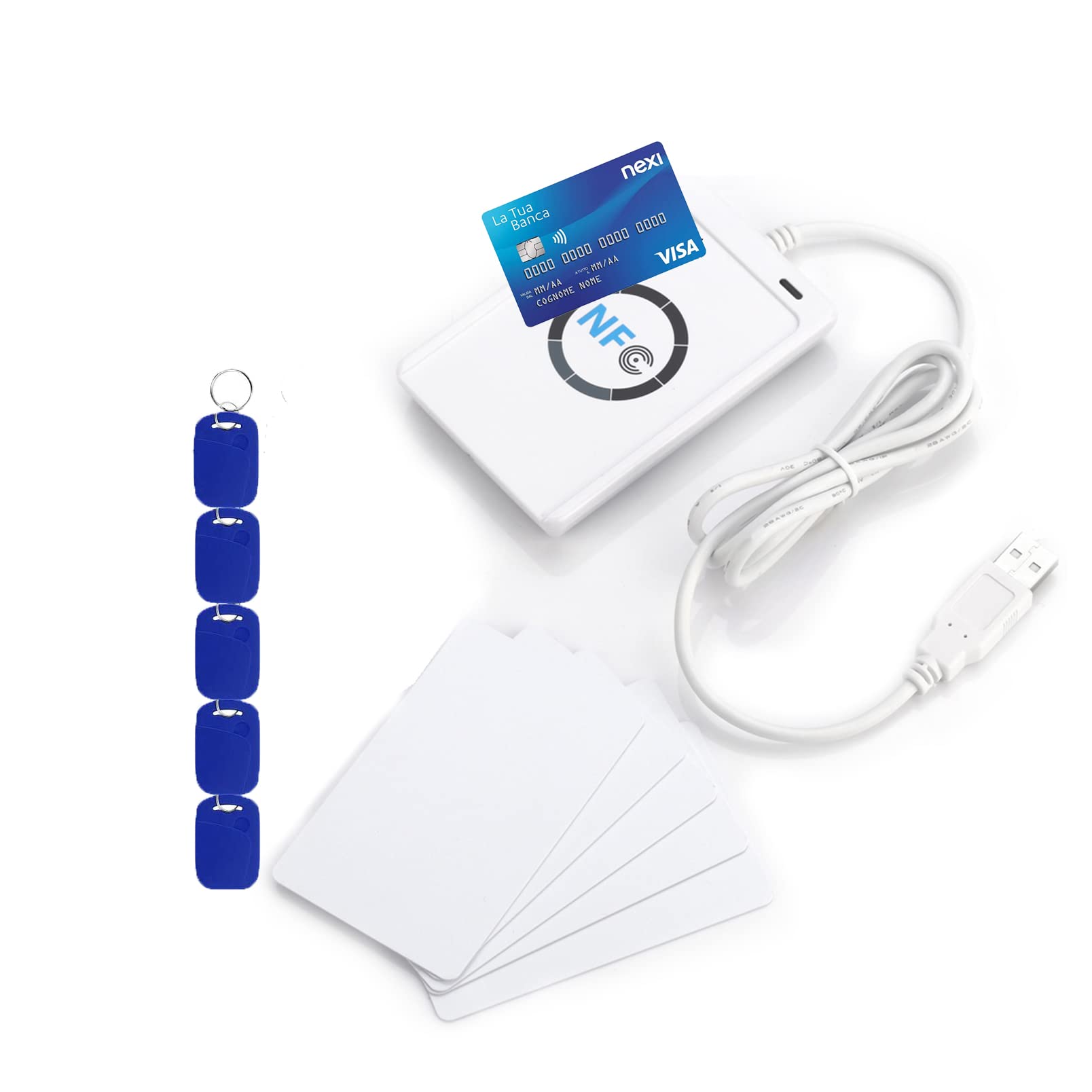 Lettore/Scrittore Smart Card NFC RFID ICR ACR122U