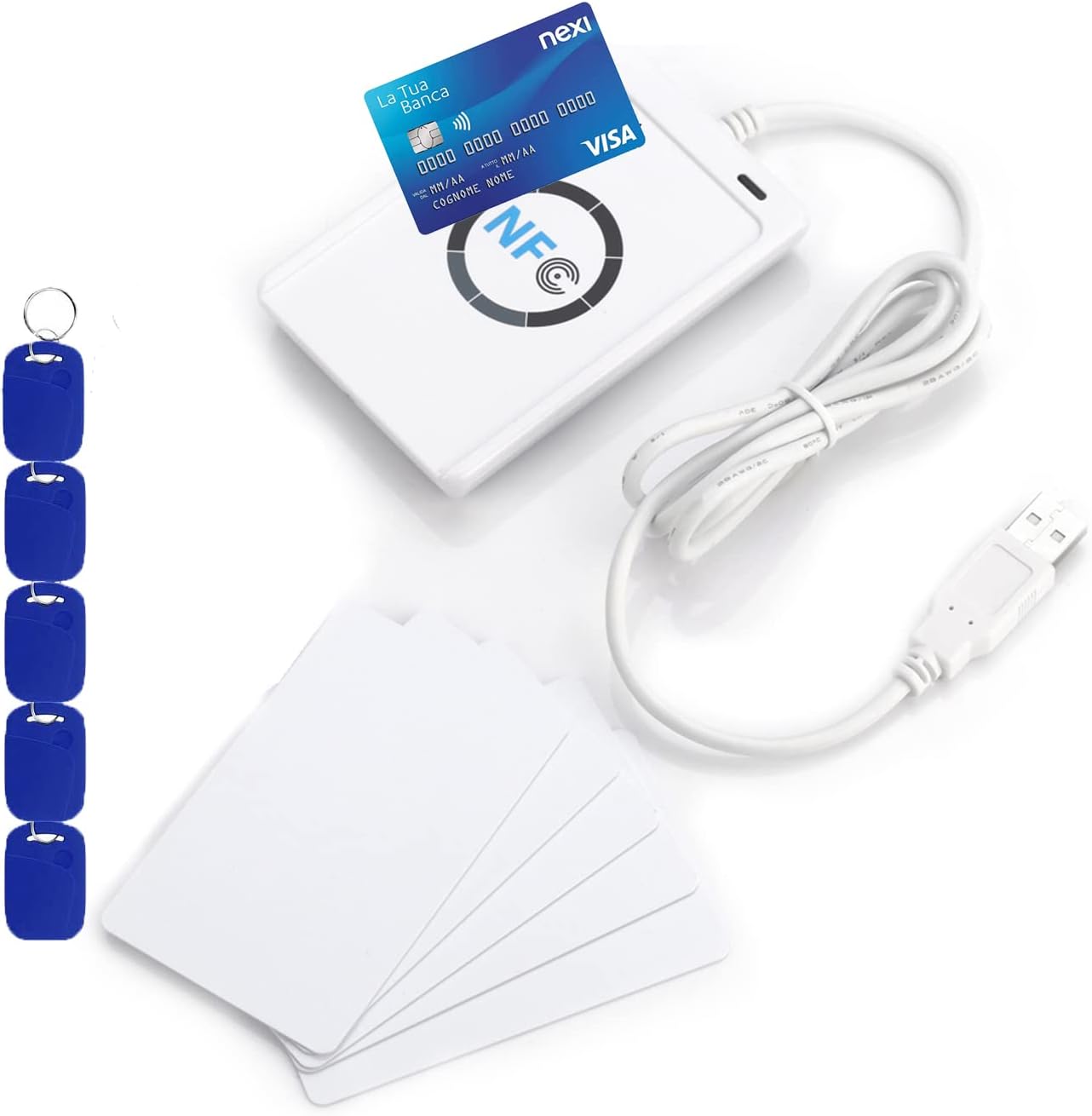 Lettore/Scrittore Smart Card NFC RFID ICR ACR122U - immagine 1