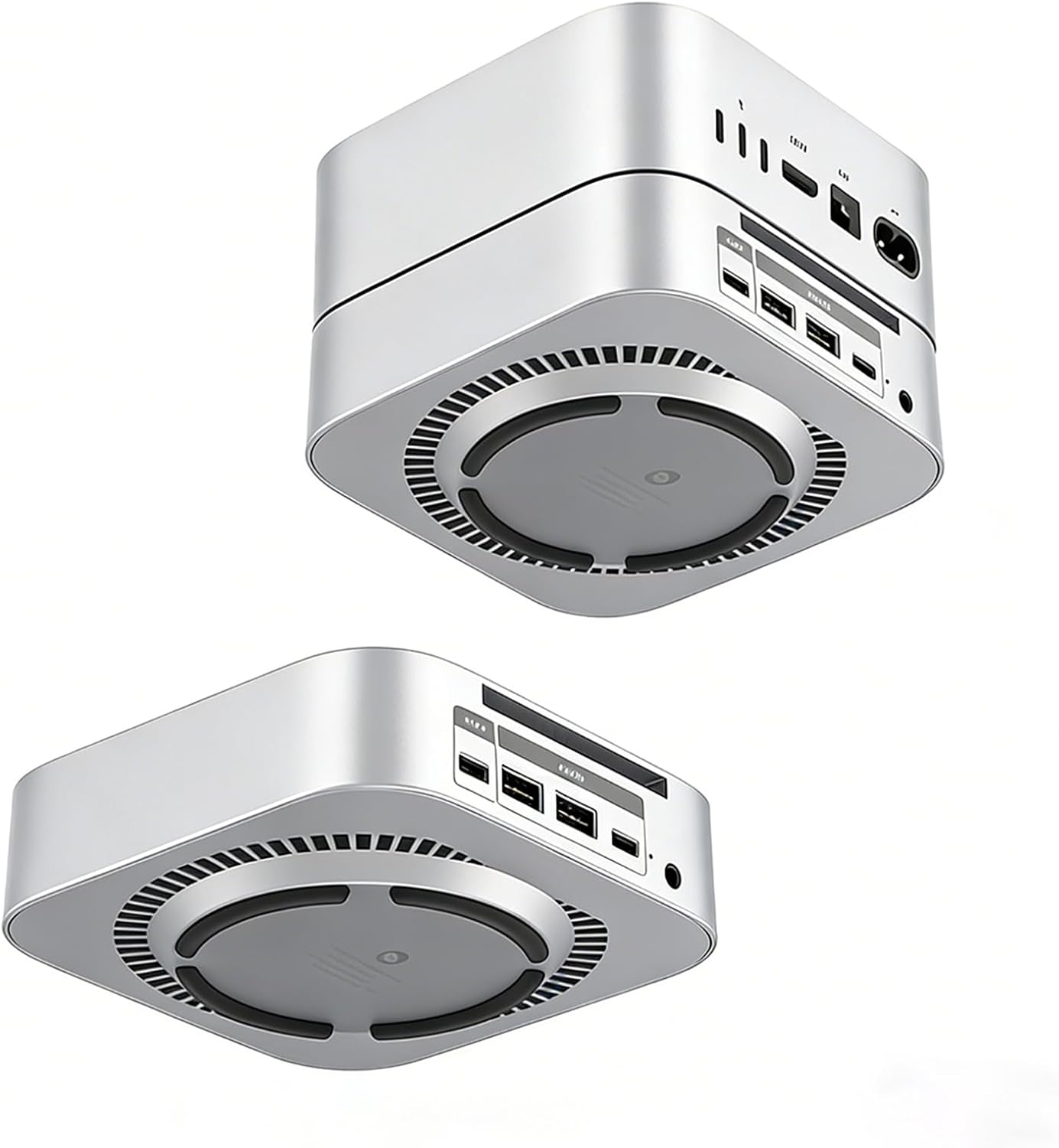 Orico STH03 Supporto Estensione Mac mini, Argento - immagine 1