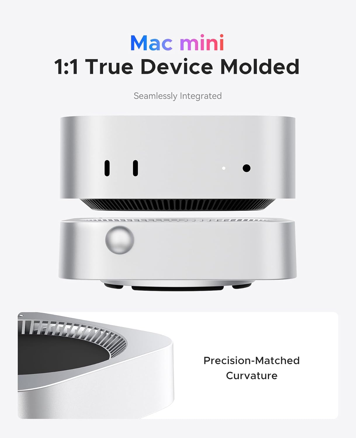 Orico STH03 Supporto Estensione Mac mini, Argento - immagine 7