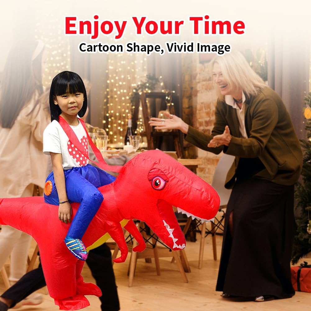 LOLANTA Costume Dinosauro Gonfiabile Stegosaurus - immagine 5