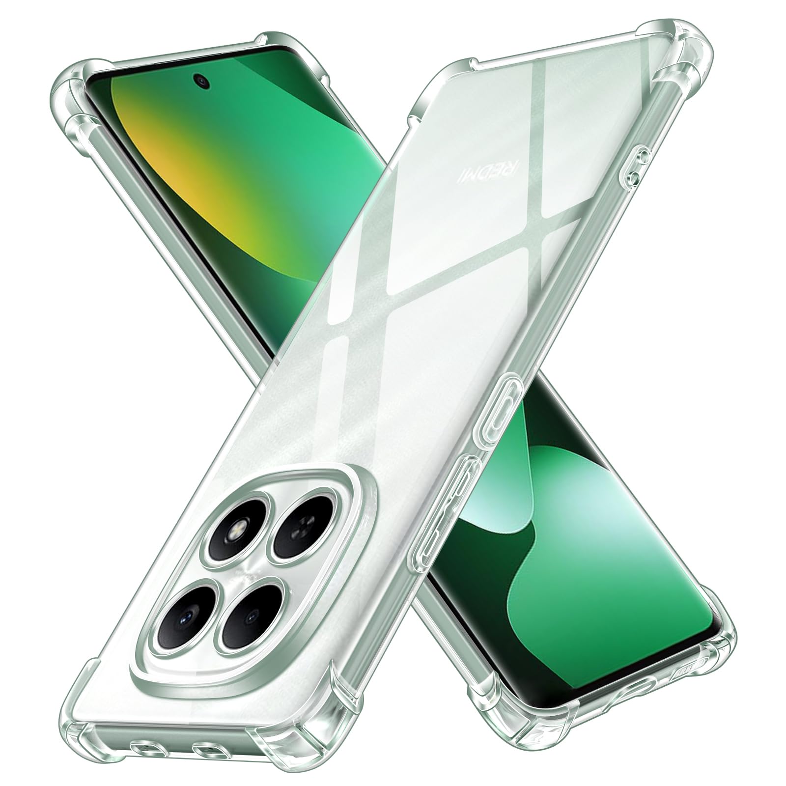 Ivoler Cover Trasparente per Xiaomi Redmi Note 15 / Poco M8 5G