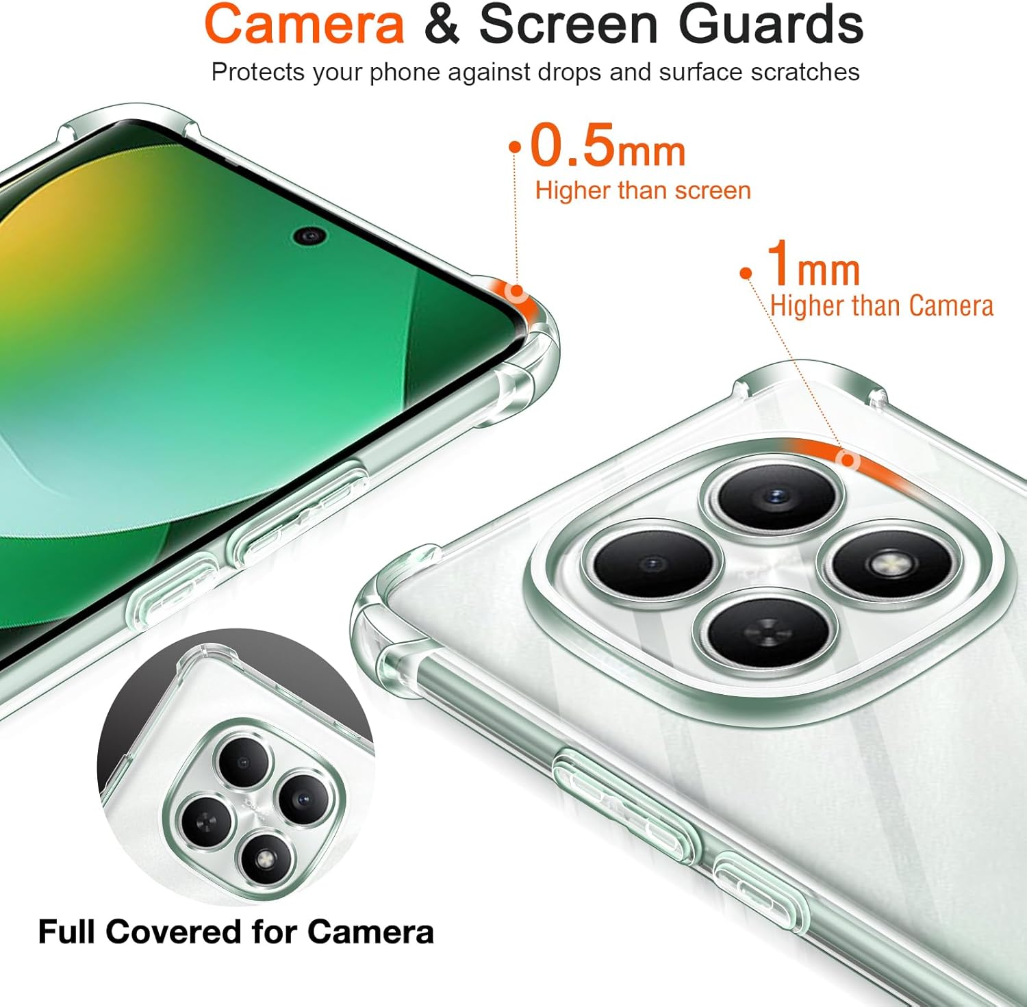 Ivoler Cover Trasparente per Xiaomi Redmi Note 15 / Poco M8 5G - immagine 4