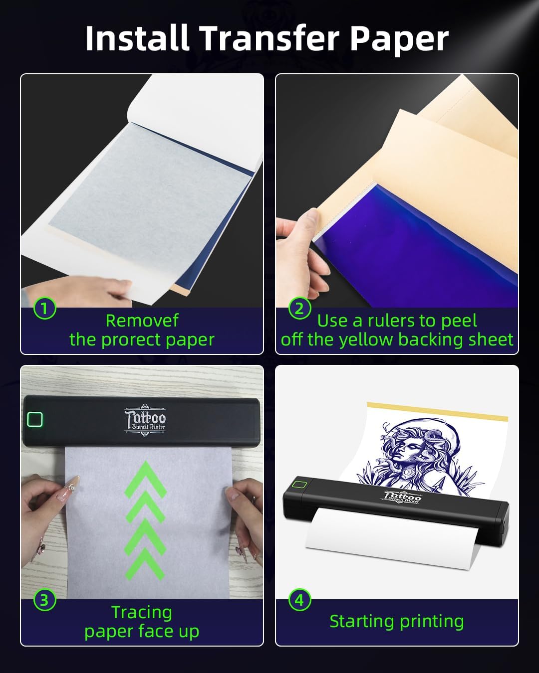 Stampante Termica per Tatuaggi Bluetooth P84 - immagine 6