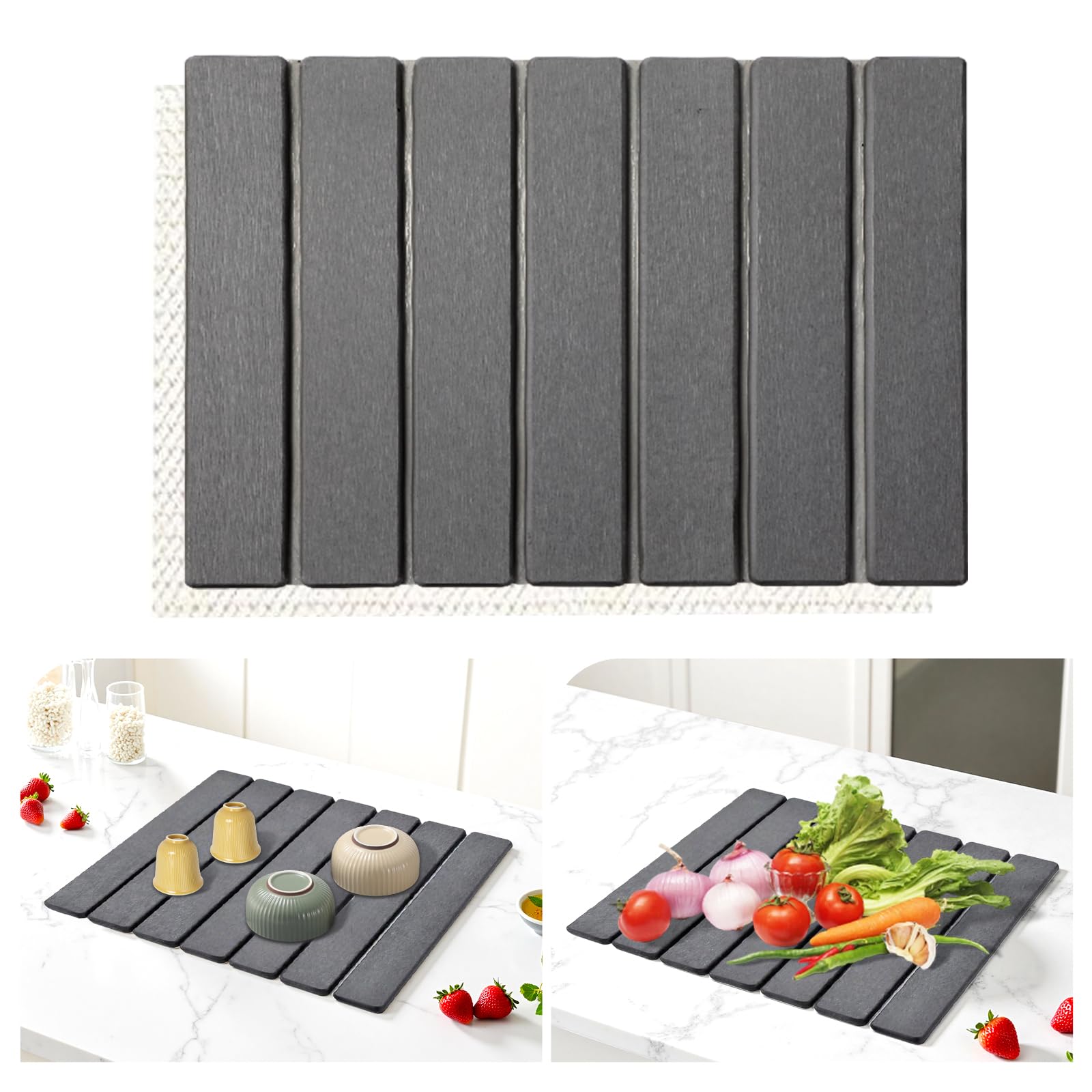 Scolapiatti 40x30cm in Terra di Diatomea