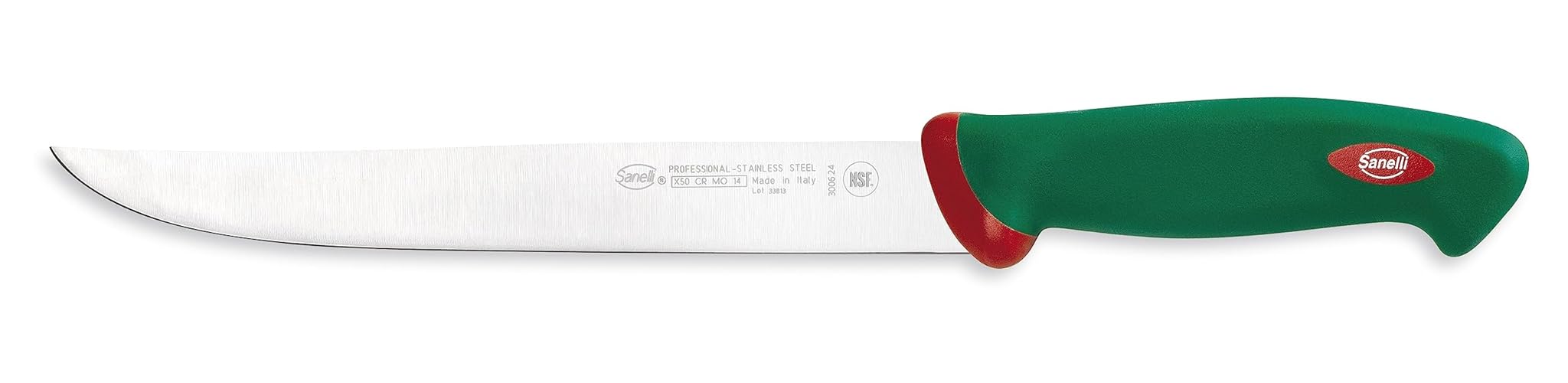 Sanelli Premana Professional Coltello Arrosto, Verde/Rosso