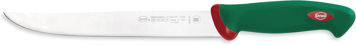 Sanelli Premana Professional Coltello Arrosto, Verde/Rosso - immagine 1