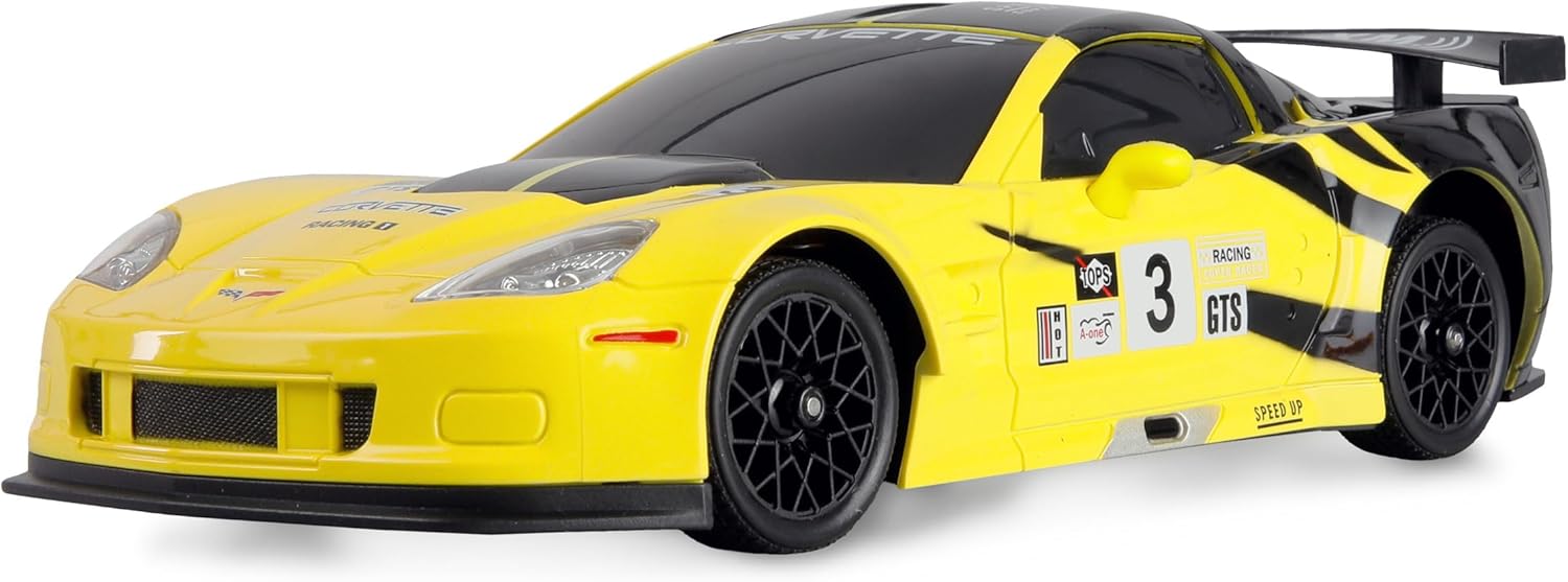 Amewi Corvette C6.R Drift Car 1:18 RTR giallo radiocomandato (RC) - immagine 1