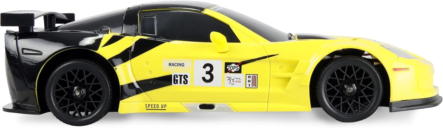 Amewi Corvette C6.R Drift Car 1:18 RTR giallo radiocomandato (RC) - immagine 3