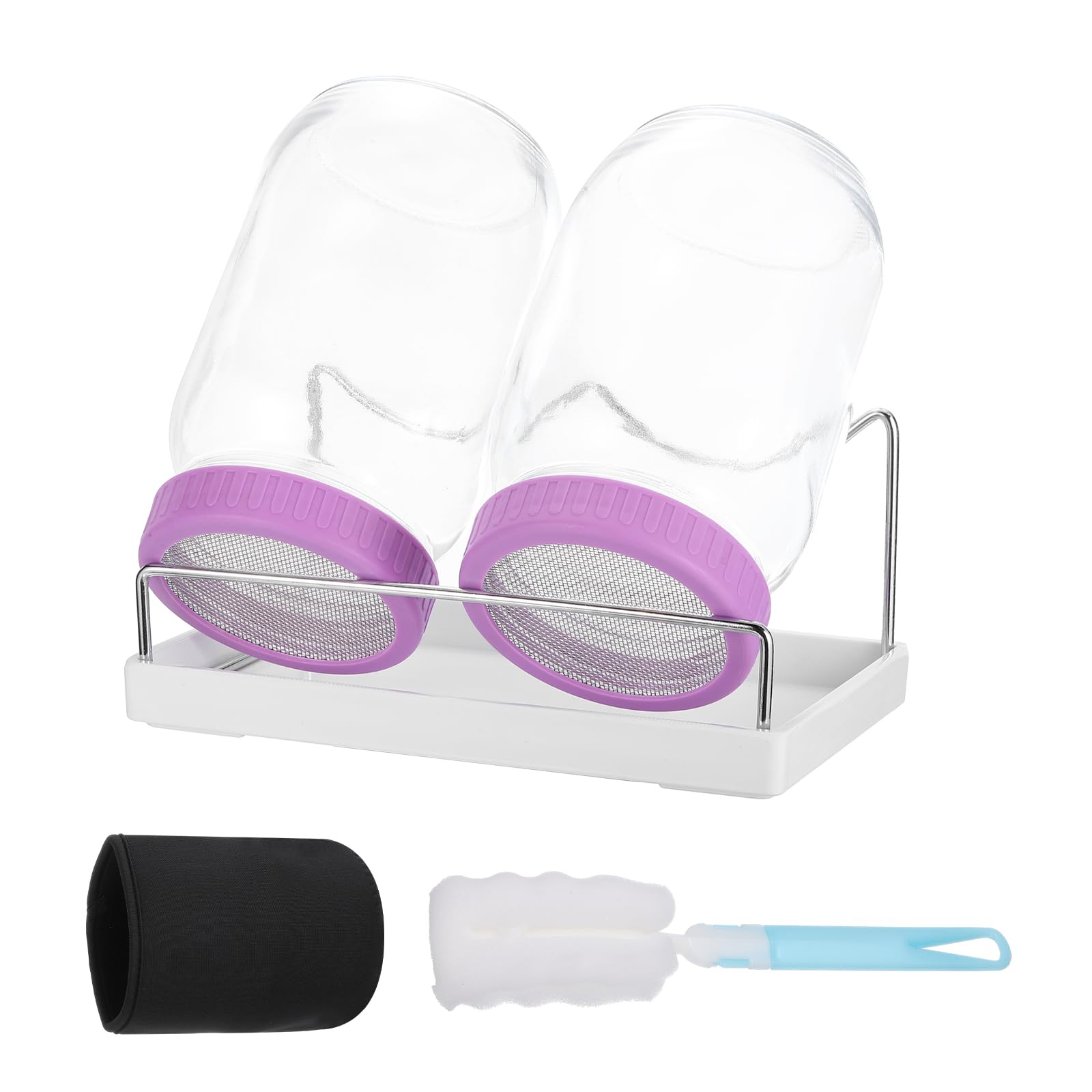 Quarkzman Barattolo Germogliatore Set 1000ml - Viola