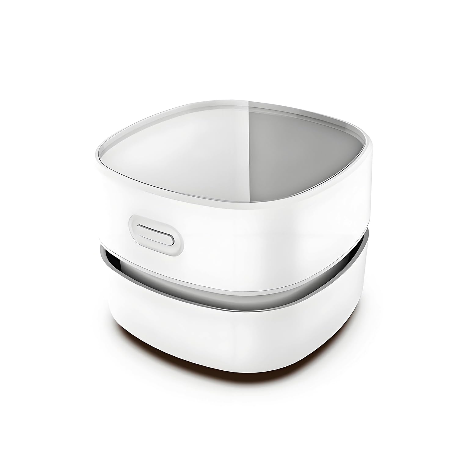 QUMOX Mini scrivania aspirapolvere - detergente per tavolo ricaricabile USB a cordone con batteria da 1400 mAh, potente aspirazione, per tastiera, polvere, trucioli di carta e peli di animali domestic