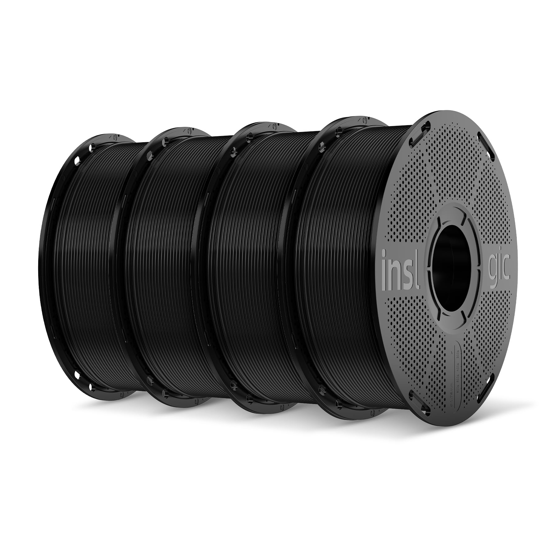 Inslogic Filamento TPU 1.75mm Morbido 95A 4kg Nero