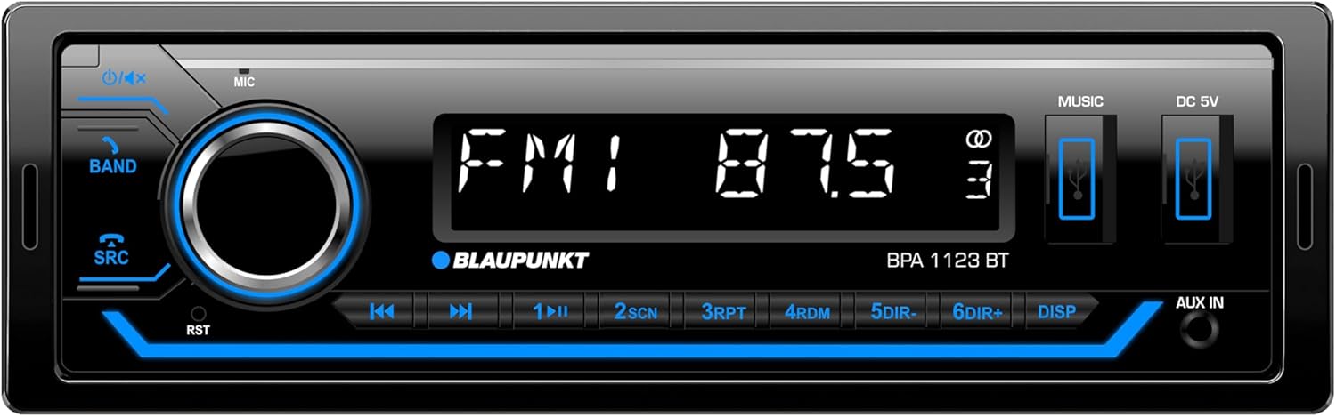 Blaupunkt BPA 1123 BT Autoradio 1-DIN 200W - immagine 1