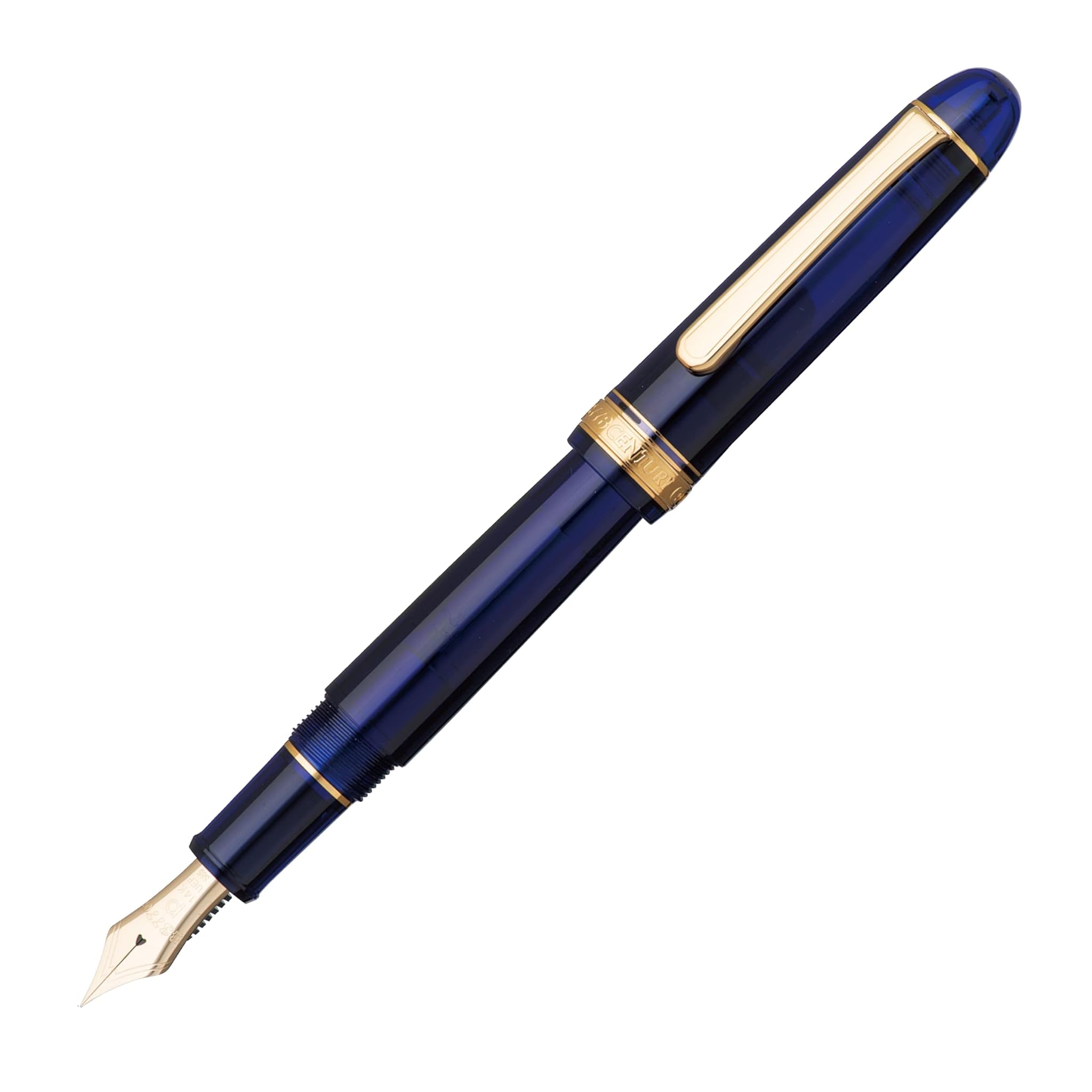 Platinum Penna Stilografica #3776 Century Gold Trim