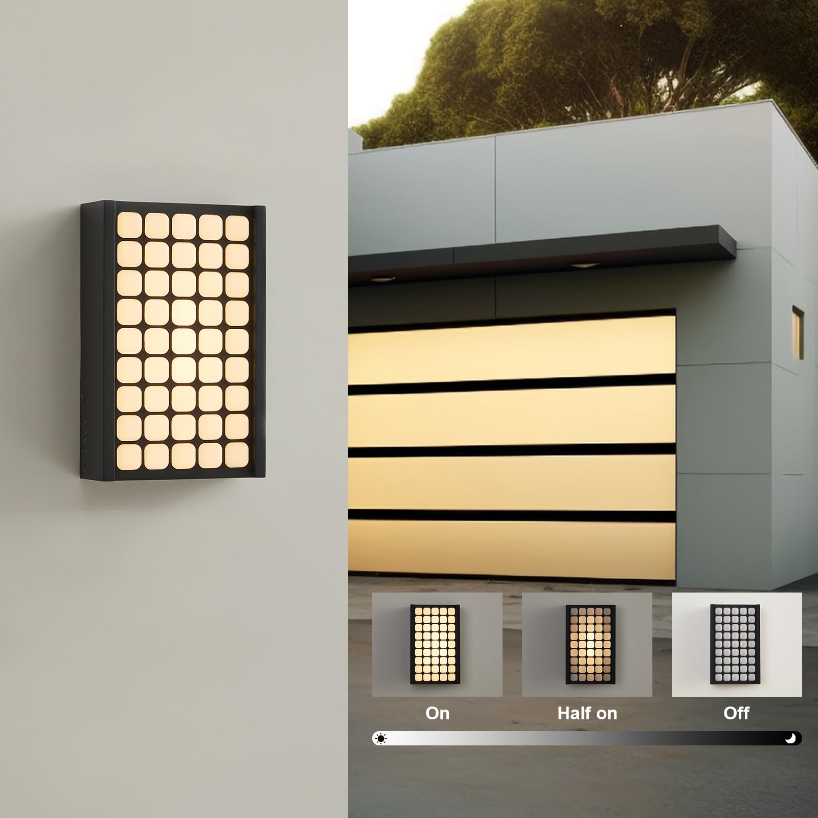 Celavy Lampada da Parete LED per Esterni 18W Antracite