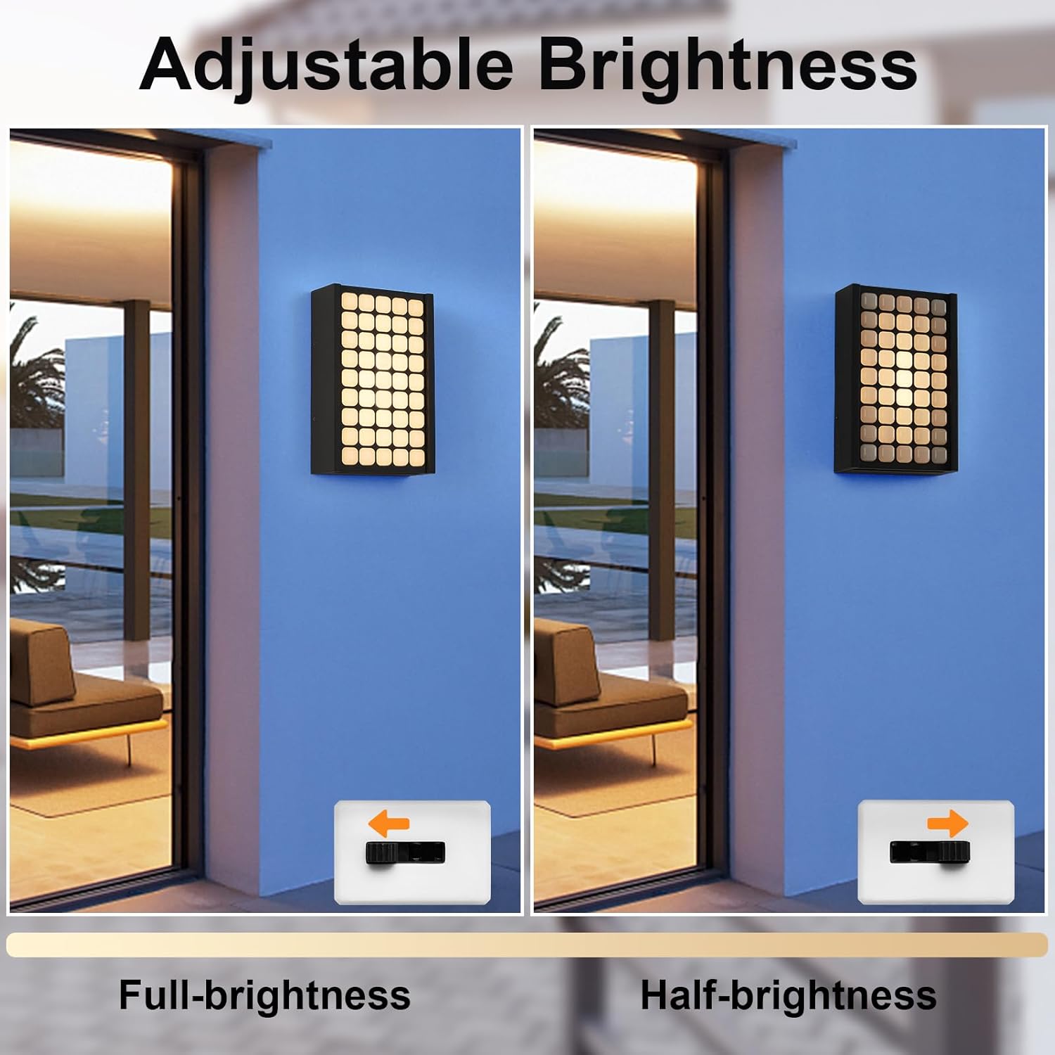 Celavy Lampada da Parete LED per Esterni 18W Antracite - immagine 2