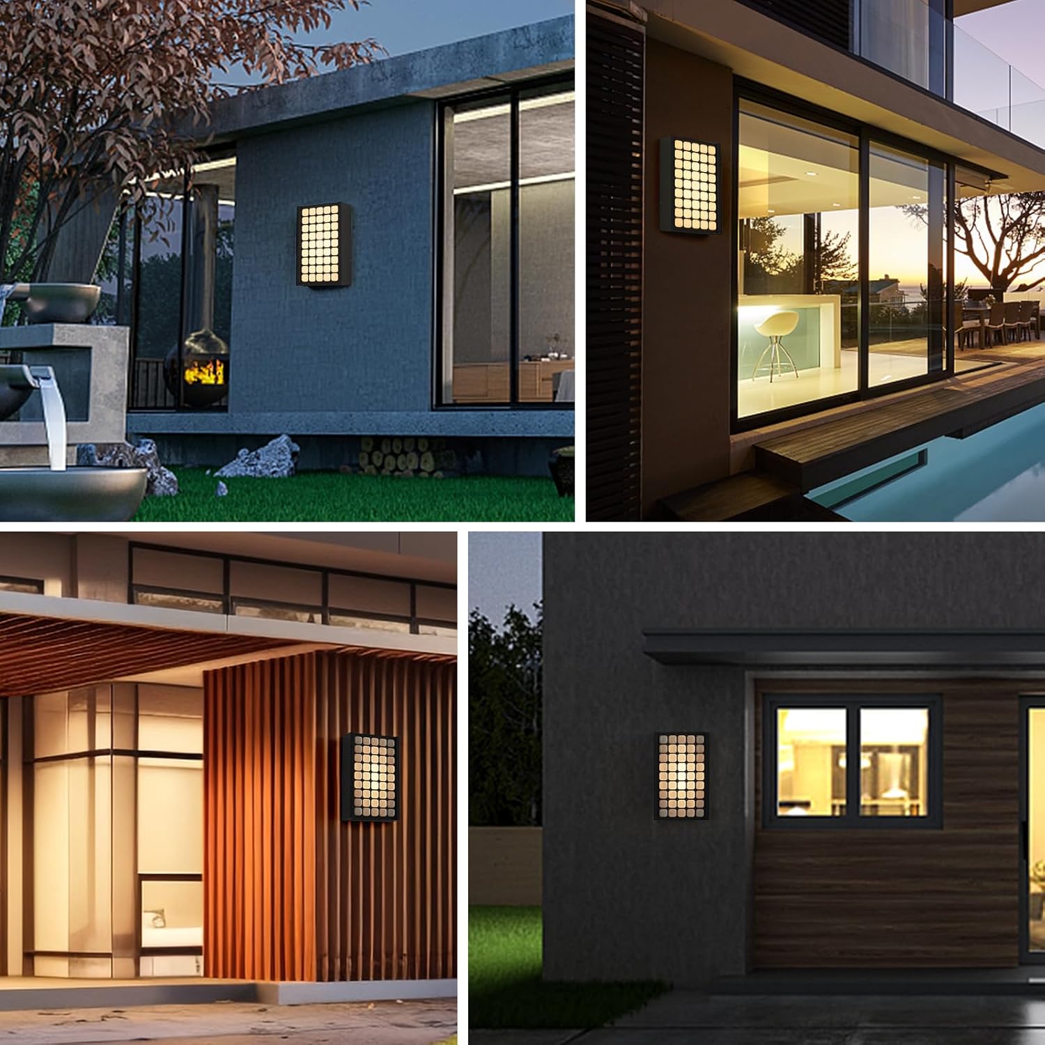 Celavy Lampada da Parete LED per Esterni 18W Antracite - immagine 4