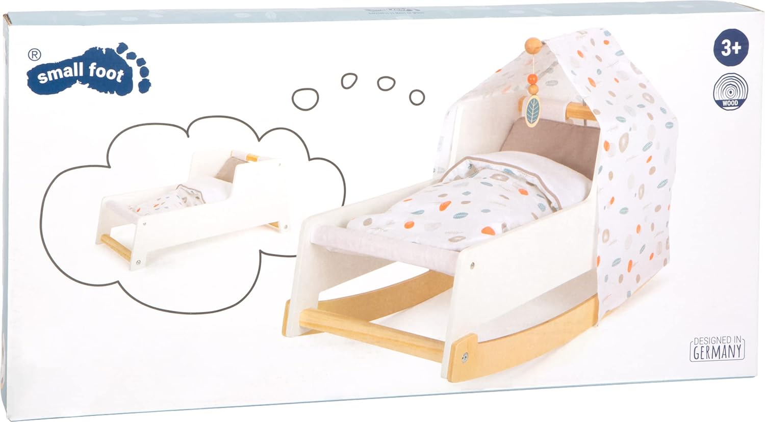 small foot 11813 Bambole Little Button - Culla a Dondolo - immagine 7