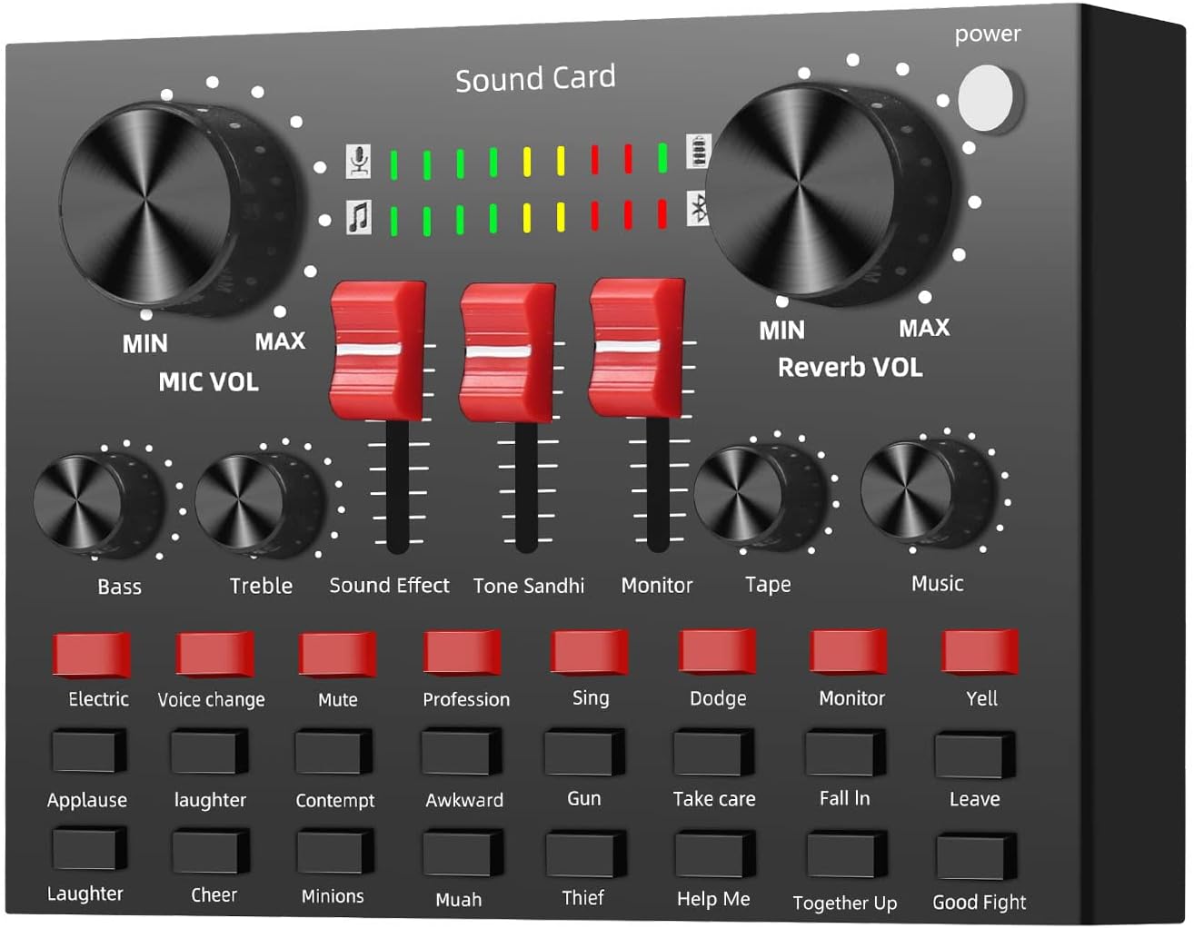 Scheda Audio Esterna Bluetooth Mixer Effetti Audio - immagine 3