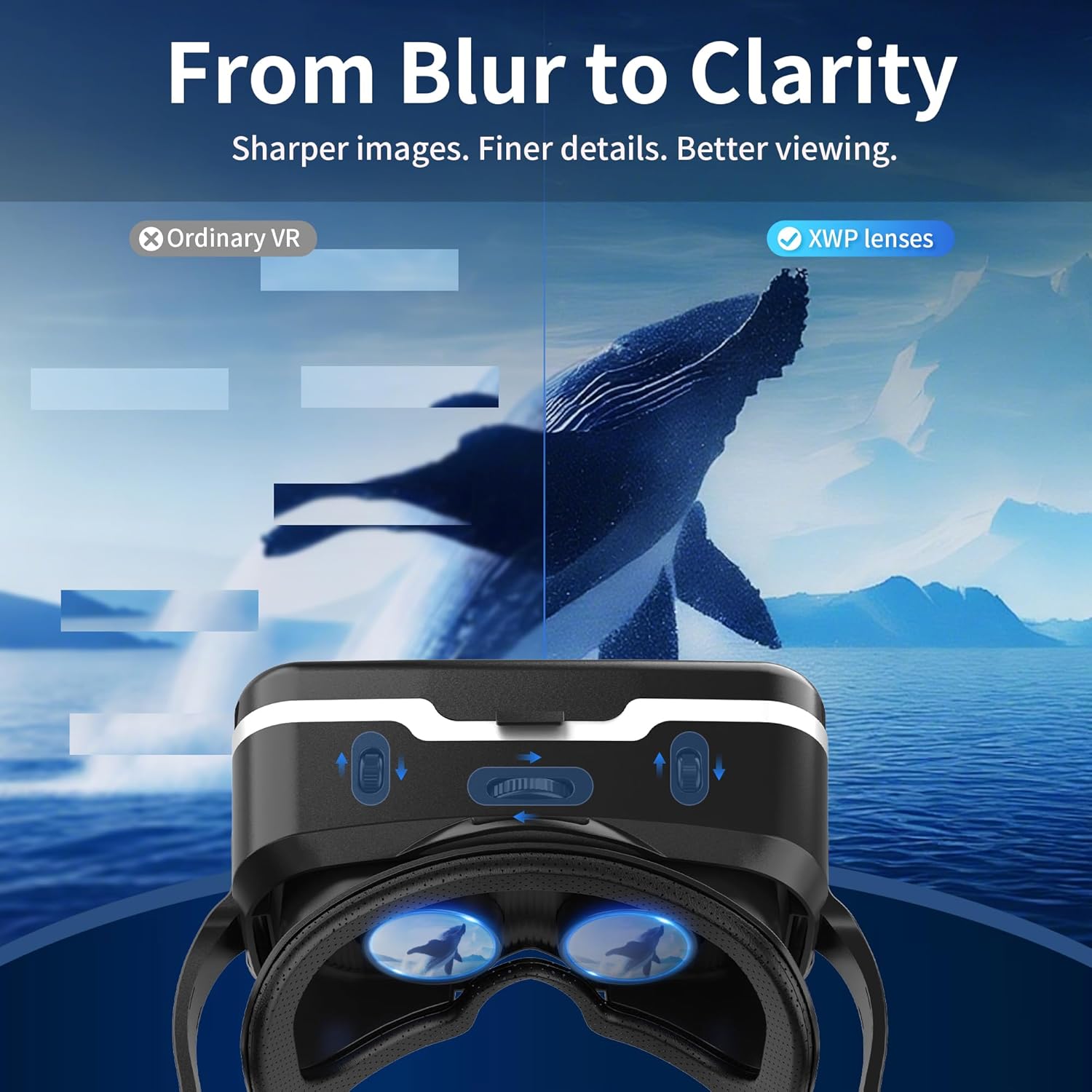 Xwp Visore Realtà Virtuale 3D con Cuffie per Smartphone - immagine 3