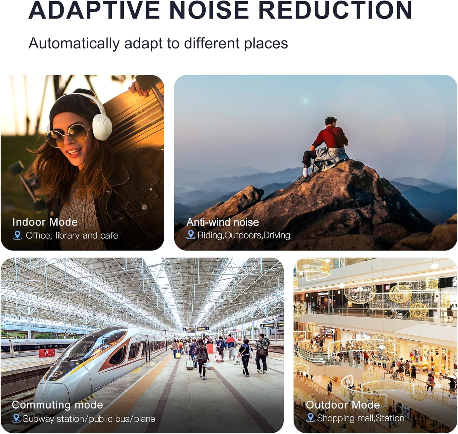 Qcy H3 ANC Cuffie Bluetooth Over-Ear 60h - immagine 3