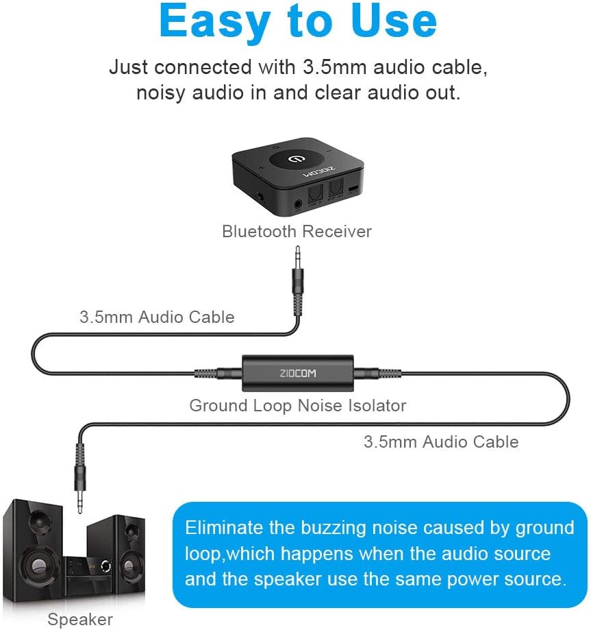 Ziocom Ground Loop Noise Isolator 3.5mm - immagine 3