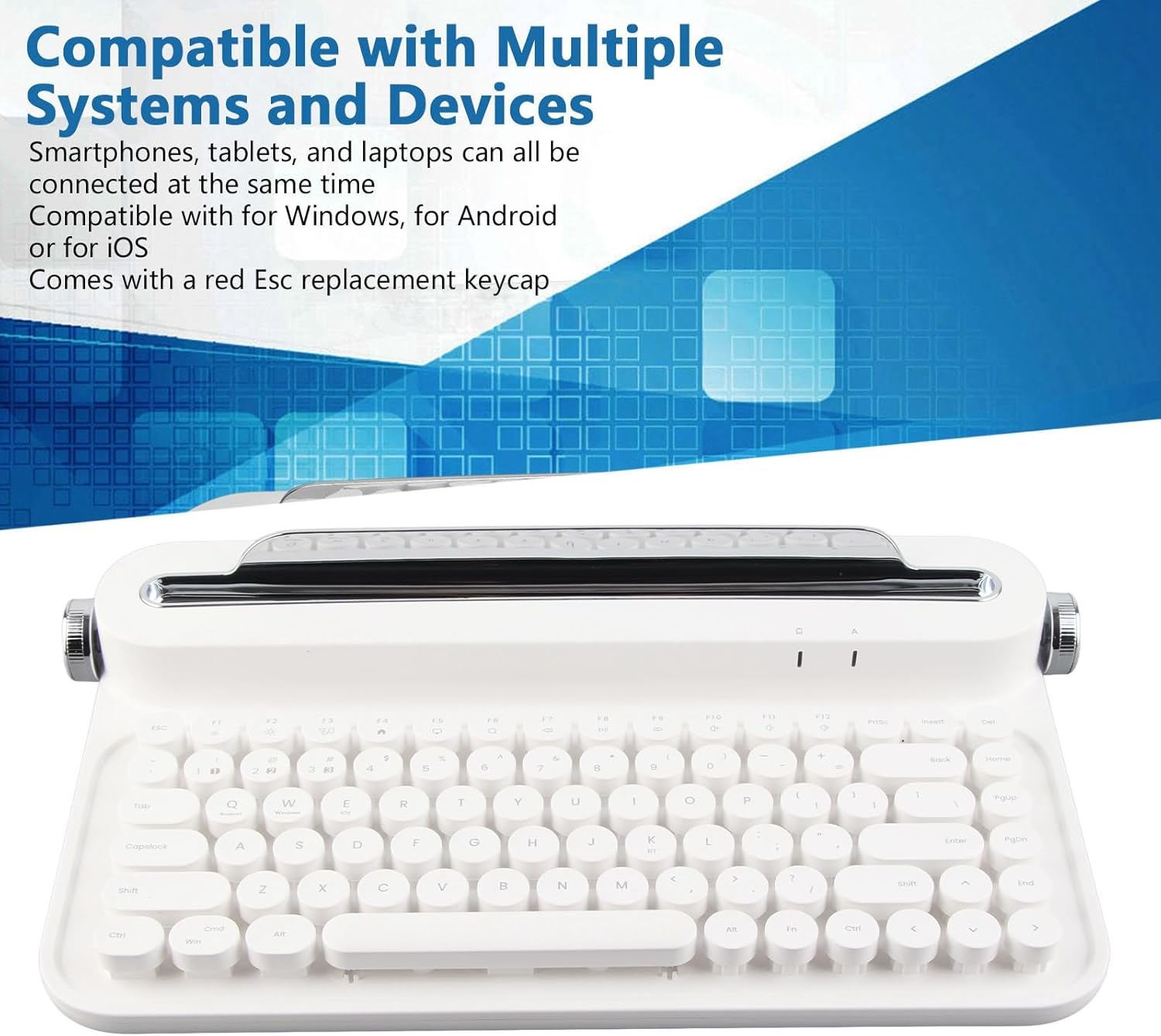 Tastiera Bluetooth Retrò 86 Tasti - immagine 6