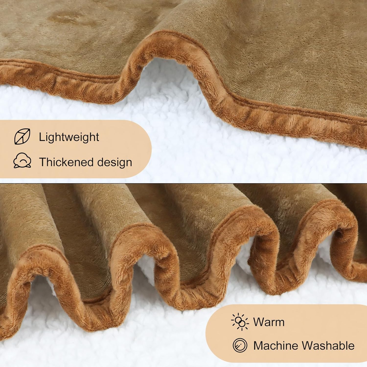 Bradipo Coperta con Maniche Indossabile 160x130cm - immagine 4