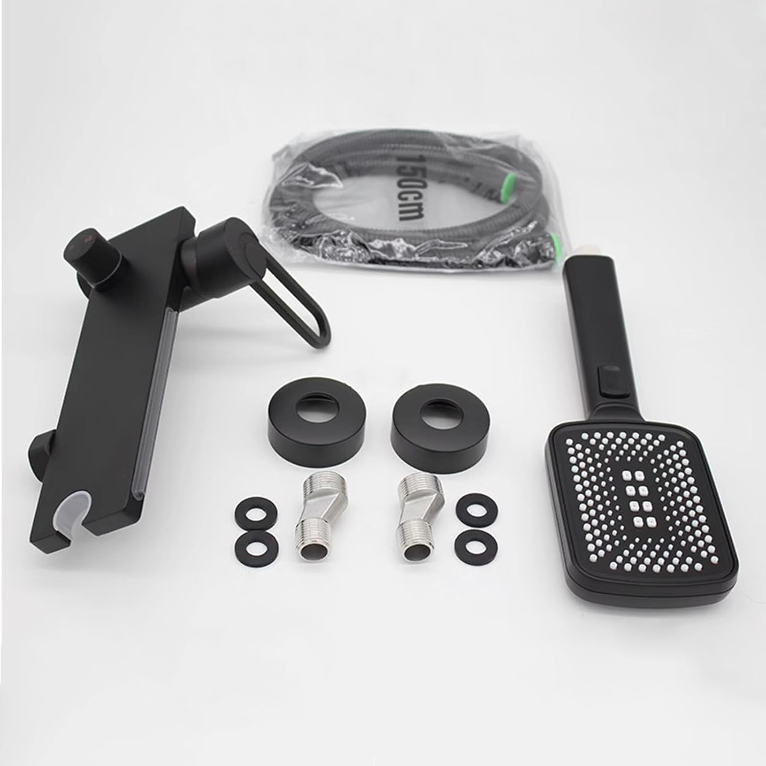 Xjtnlb Rubinetto Doccia a Muro Cascata, Oro Spazzolato - immagine 5