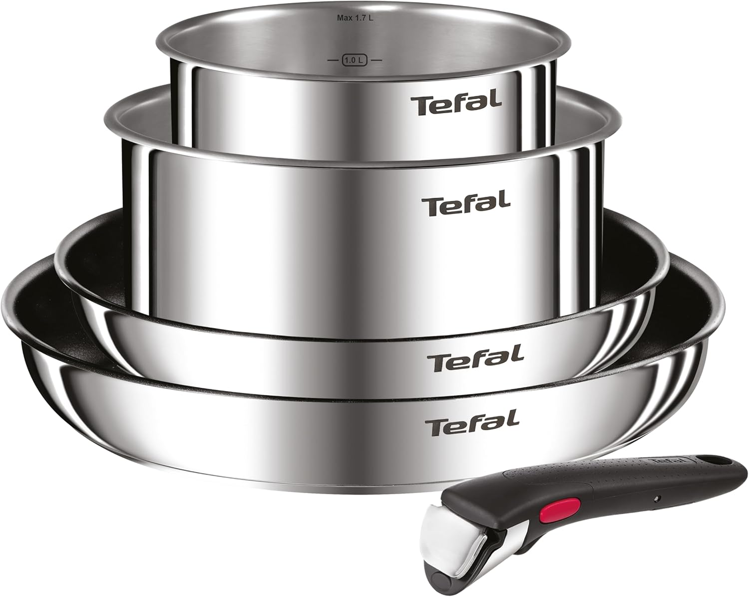 Tefal Ingenio Emotion L897S504 - Set 2 Padelle e 2 Pentole - immagine 1