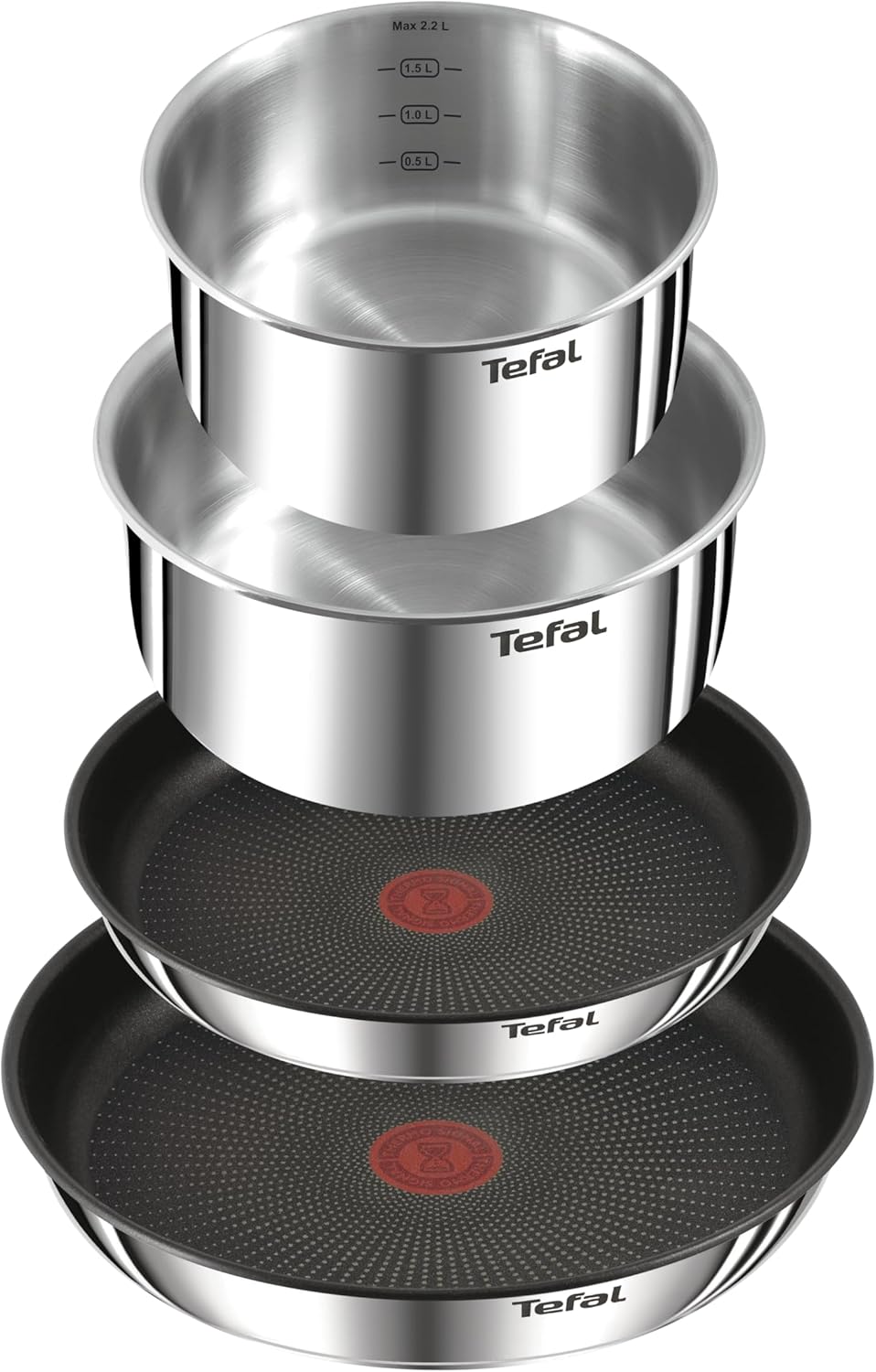 Tefal Ingenio Emotion L897S504 - Set 2 Padelle e 2 Pentole - immagine 2