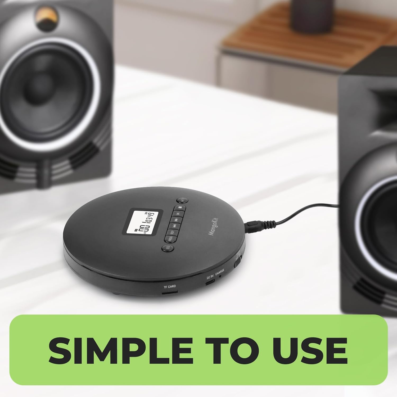 CD-X Lettore CD Portatile per Auto con Bluetooth - immagine 3