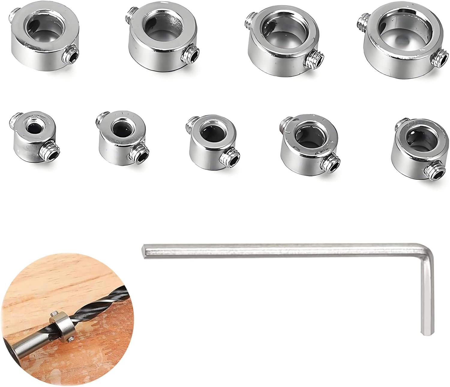 Alriedy Arresto di Profondità per Trapani 3-10mm