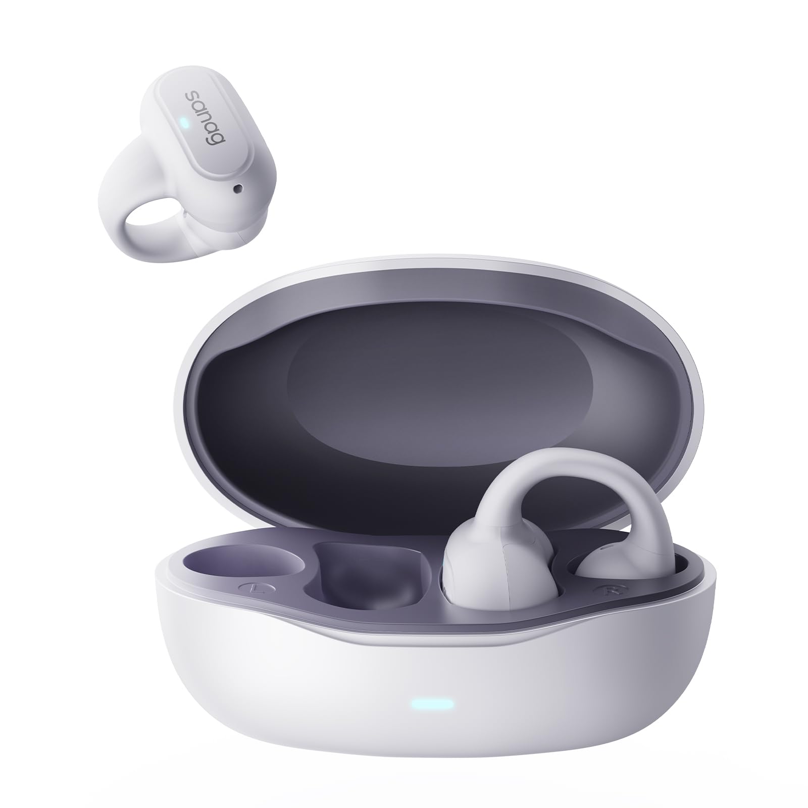Sanag Z50PRO Sport Cuffie Bluetooth Open Ear 36 Ore, White
