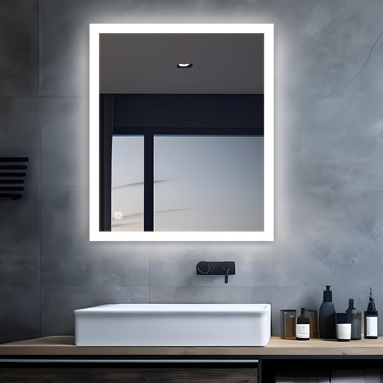 Miqu Specchio da Bagno a LED 60x50cm